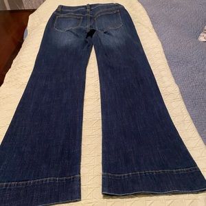 CAbi JEANS PATCH POCKET SZ 4 TALL INSEAM 32